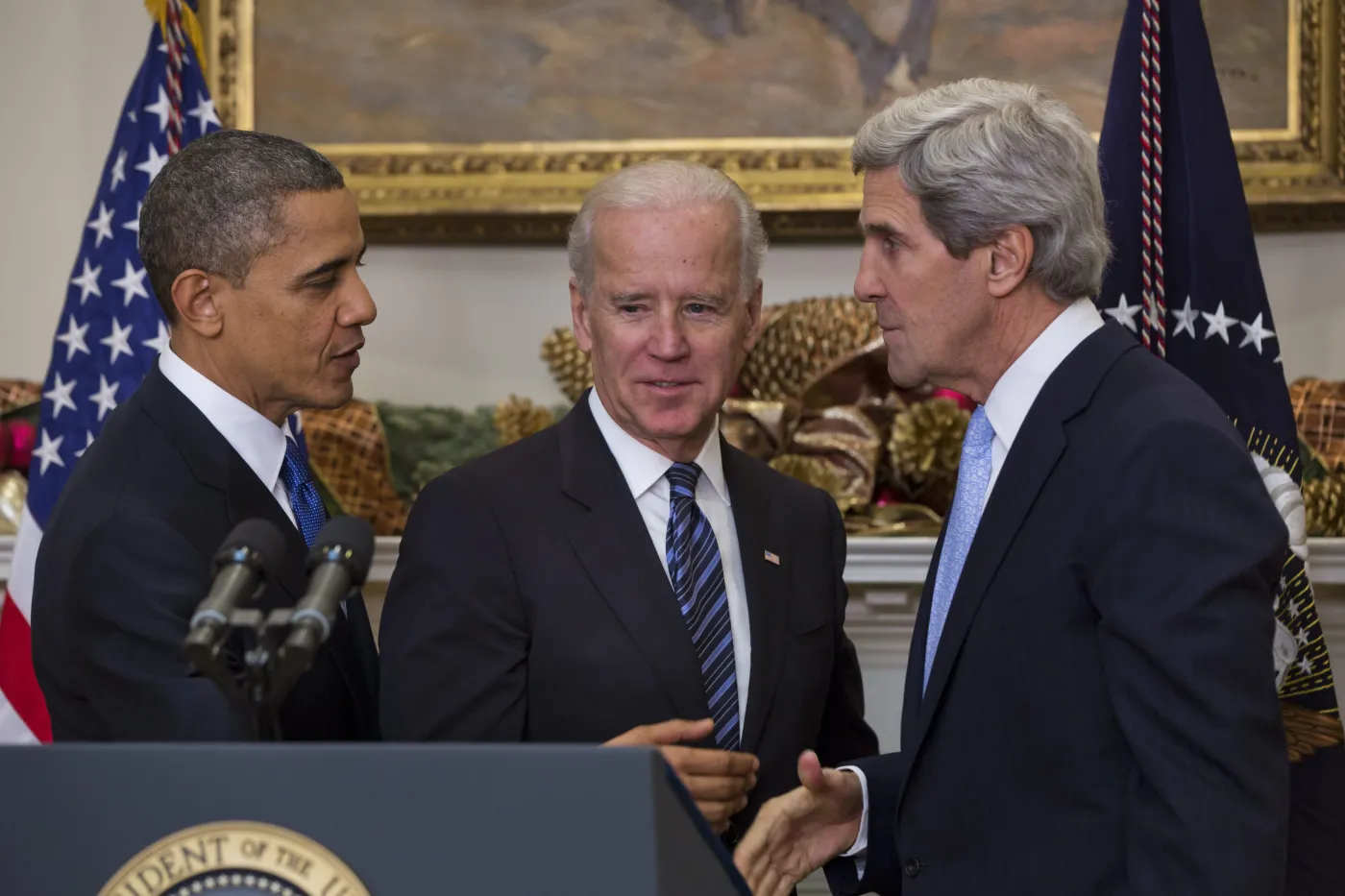 Barack Obama, Joe Biden i John Kerry