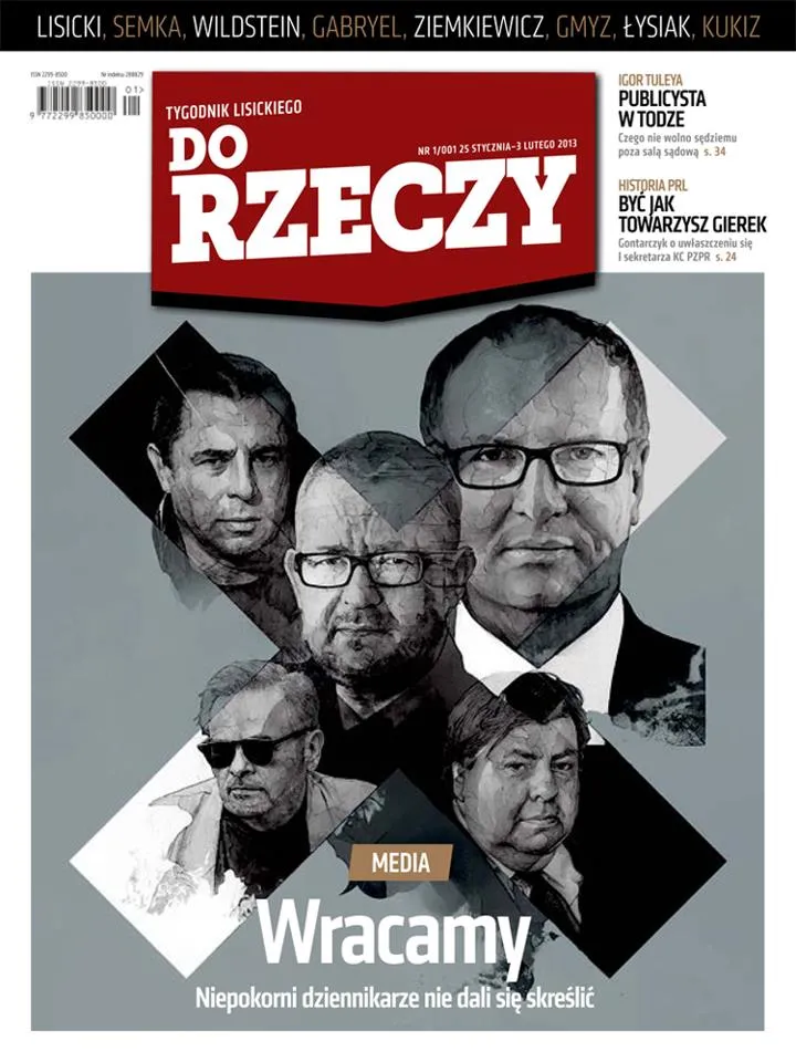 Okładka tygodnika "Do Rzeczy"