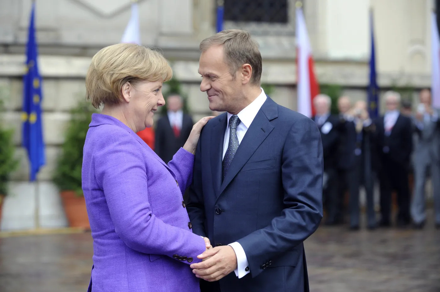 Angela Merkel i Donald Tusk