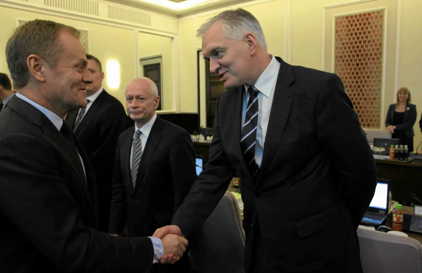Donald Tusk i Jarosław Gowin