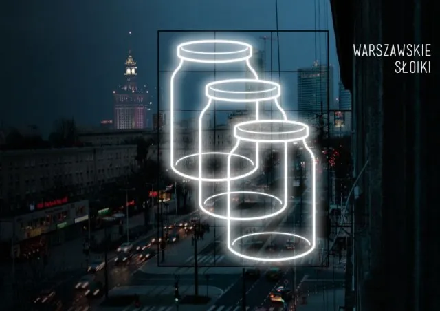 "Warszawskie słoiki" nowym symbolem stolicy? Wygrały konkurs na neon