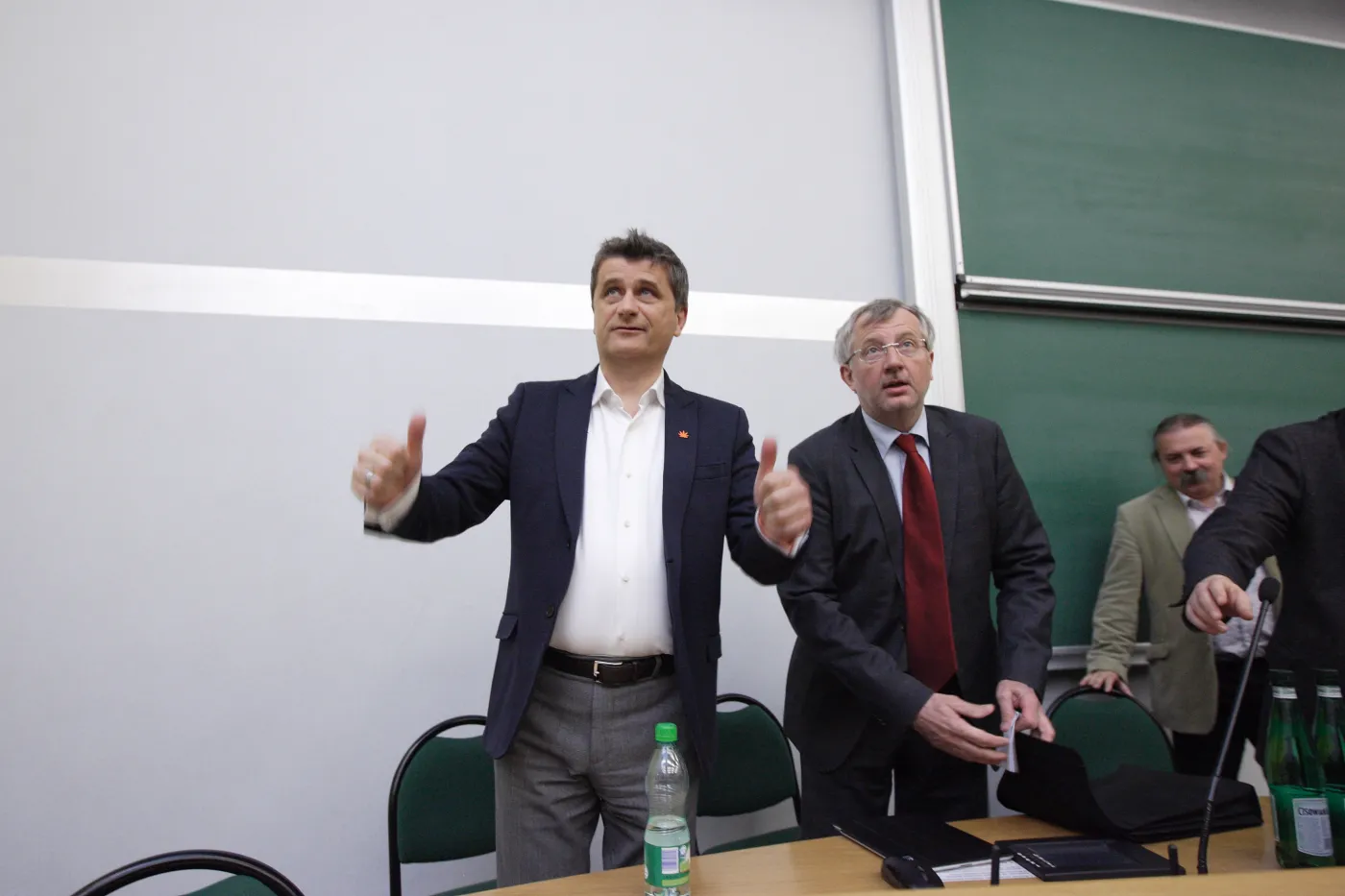 Janusz Palikot i Marek Siwiec