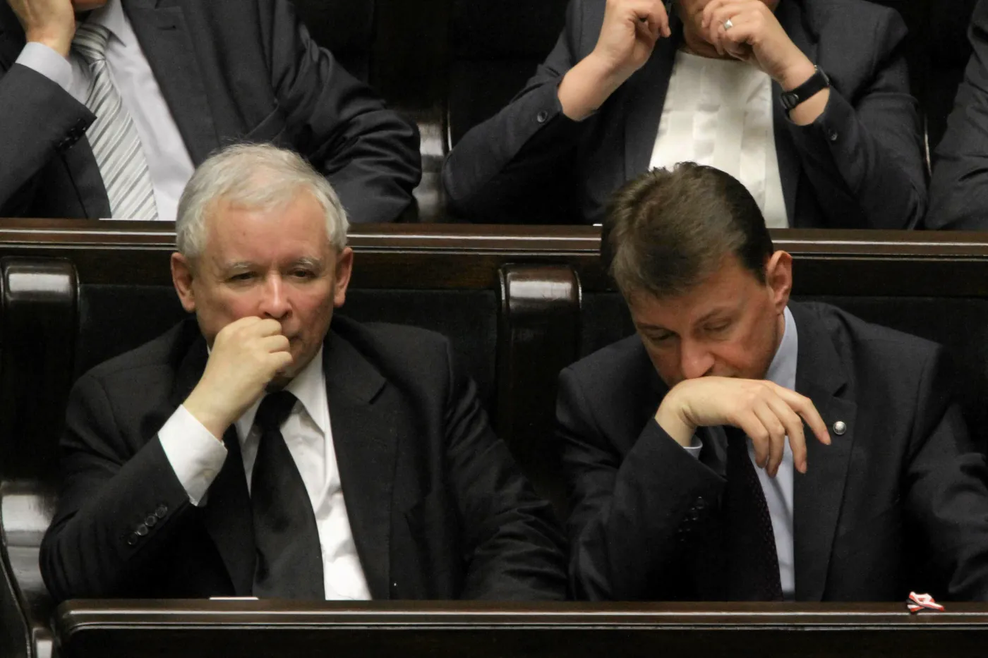 Jarosław Kaczyński i Mariusz Błaszczak