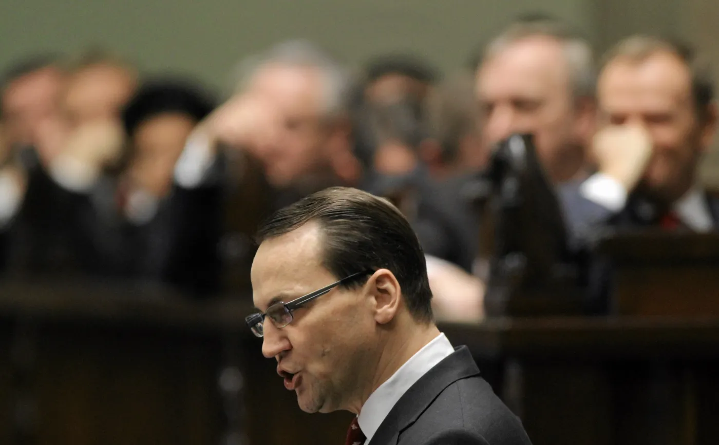 Radosław Sikorski w Sejmie