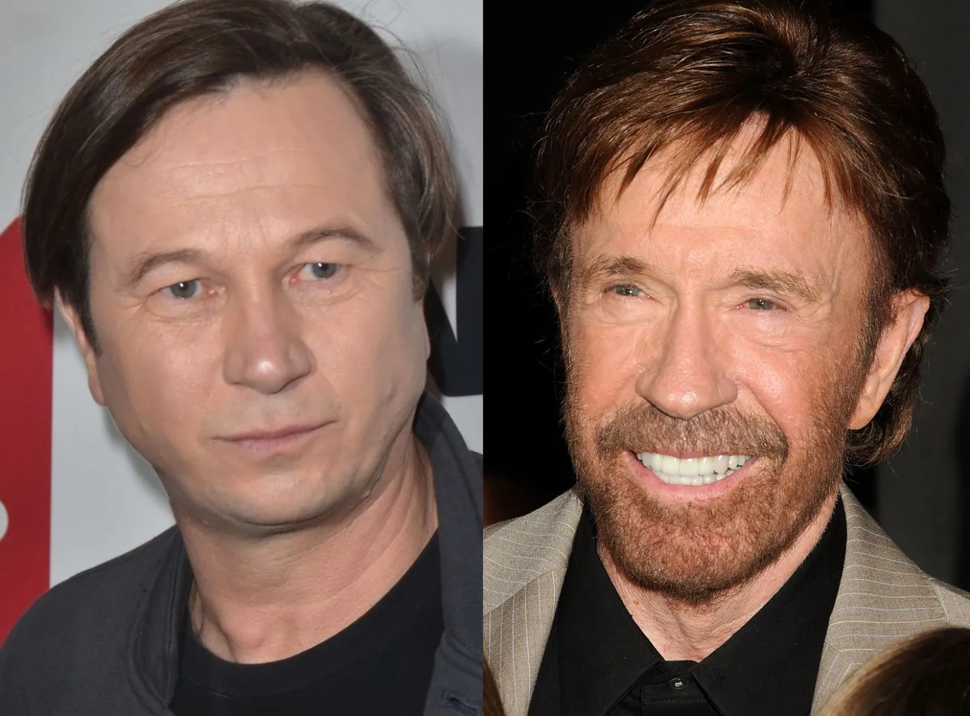 Piotr Cyrwus i Chuck Norris