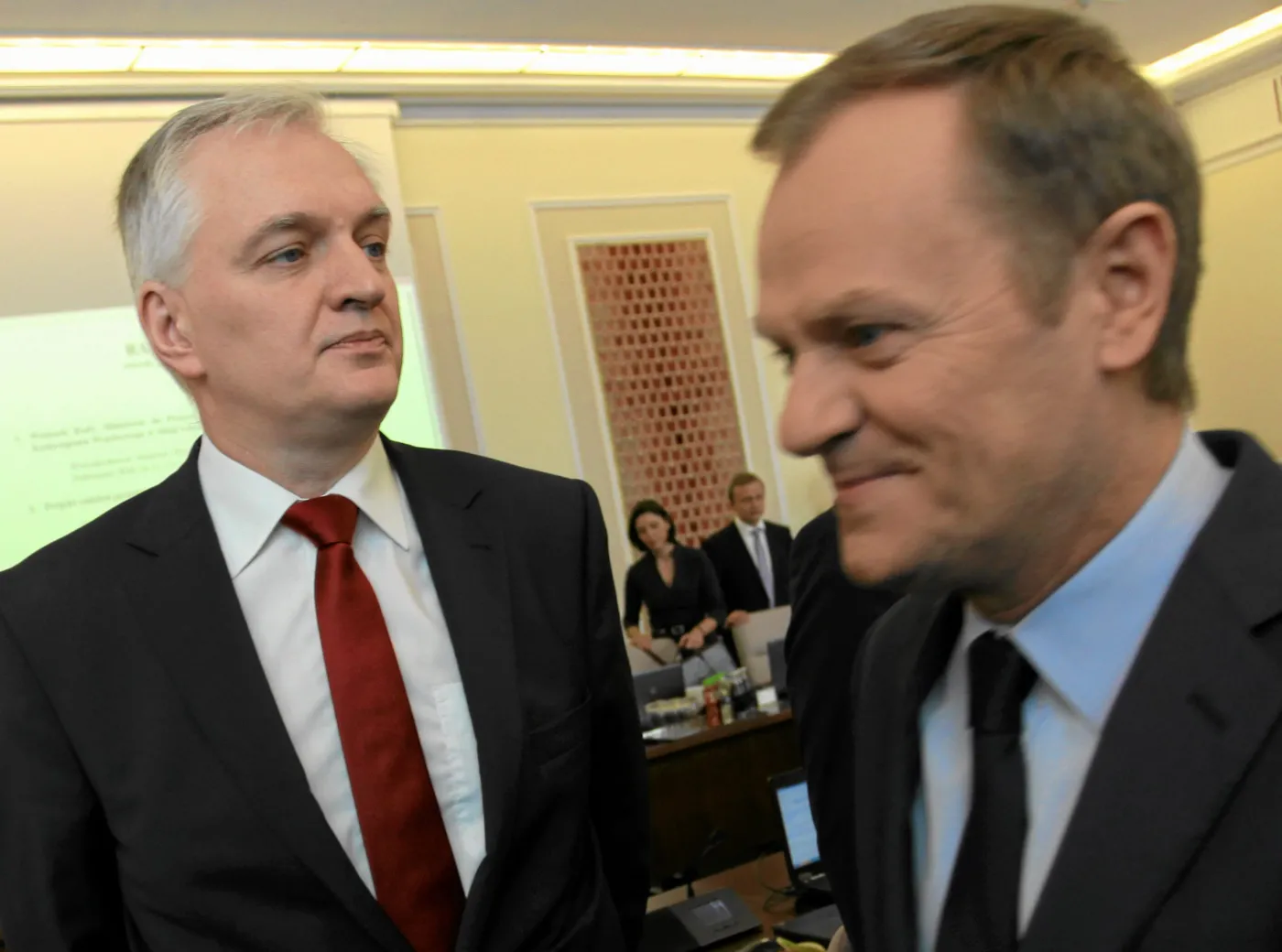 Jarosław Gowin i Donald Tusk