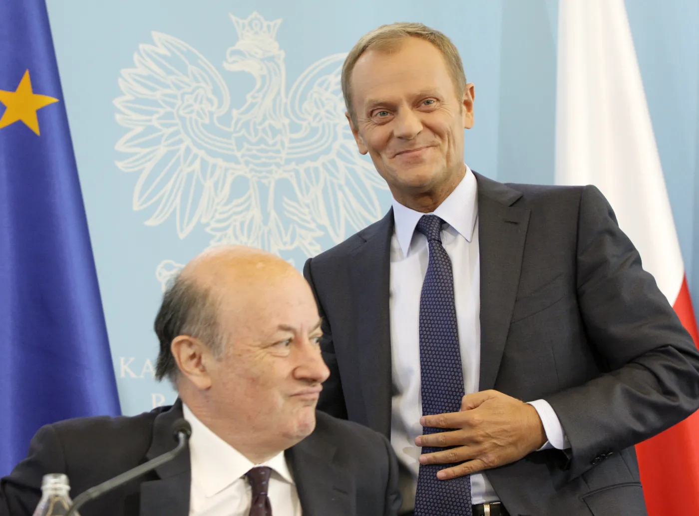 Jacek Rostowski i Donald Tusk
