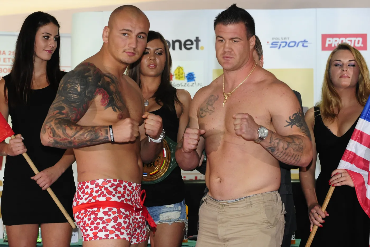 Artur Szpilka i Brian Minto