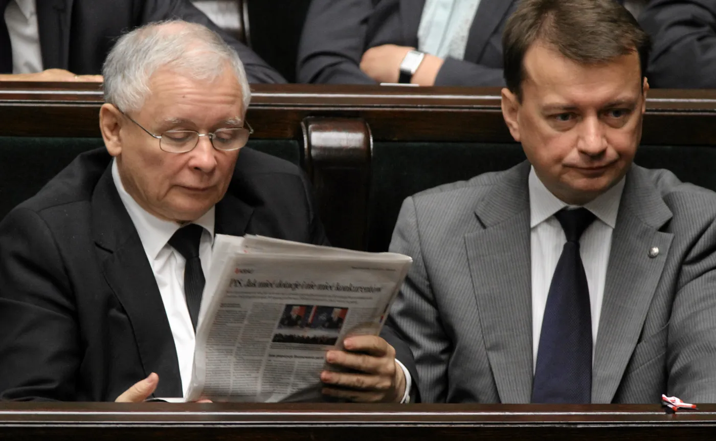 Jarosław Kaczyński i Mariusz Błaszczak