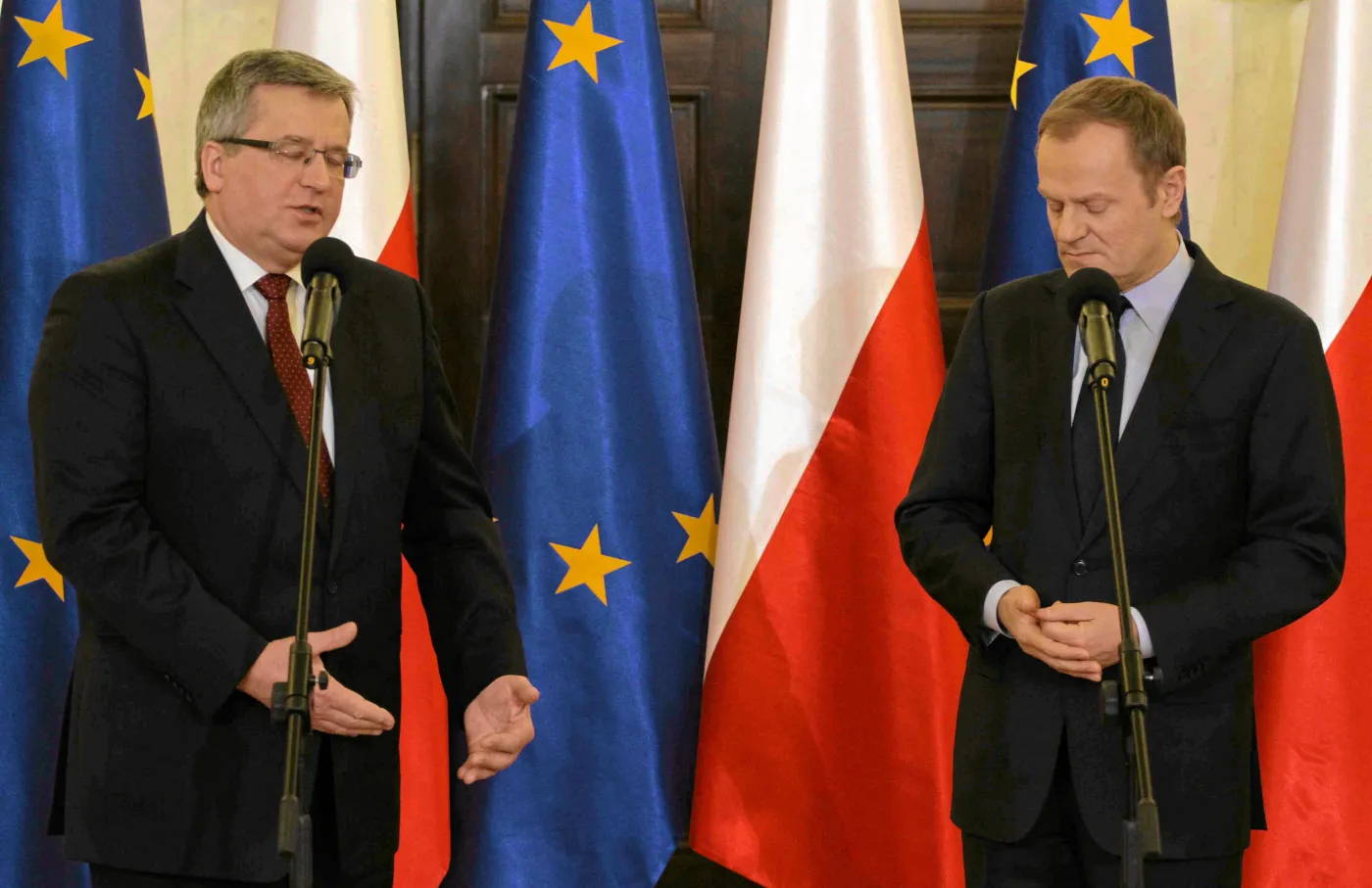 Bronisław Komorowski i Donald Tusk