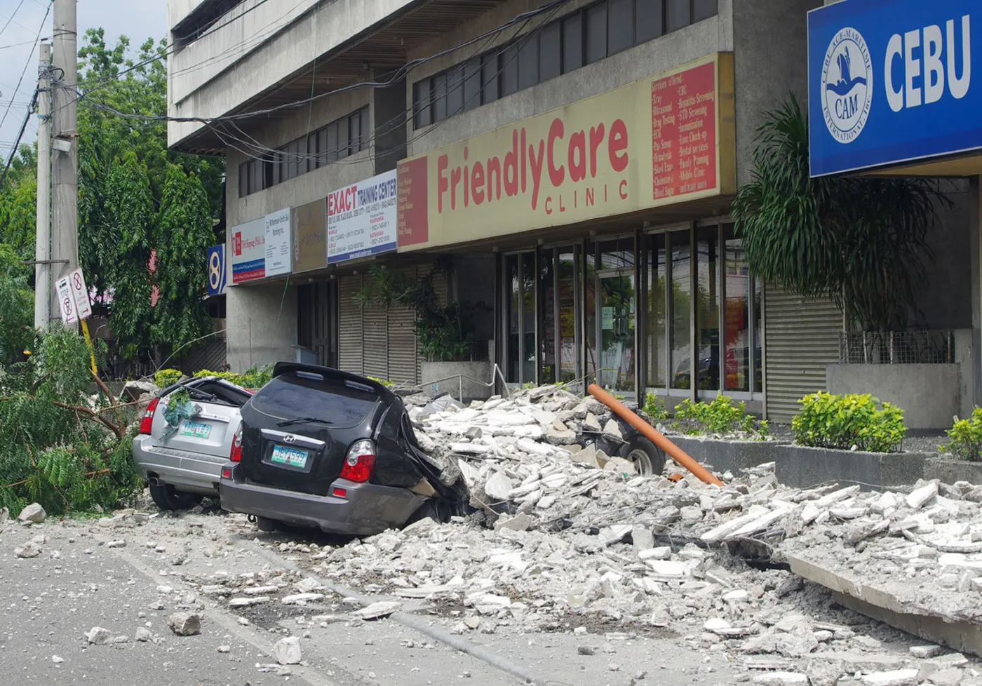  Trzęsienie ziemi filipińskiej na wyspie Cebu