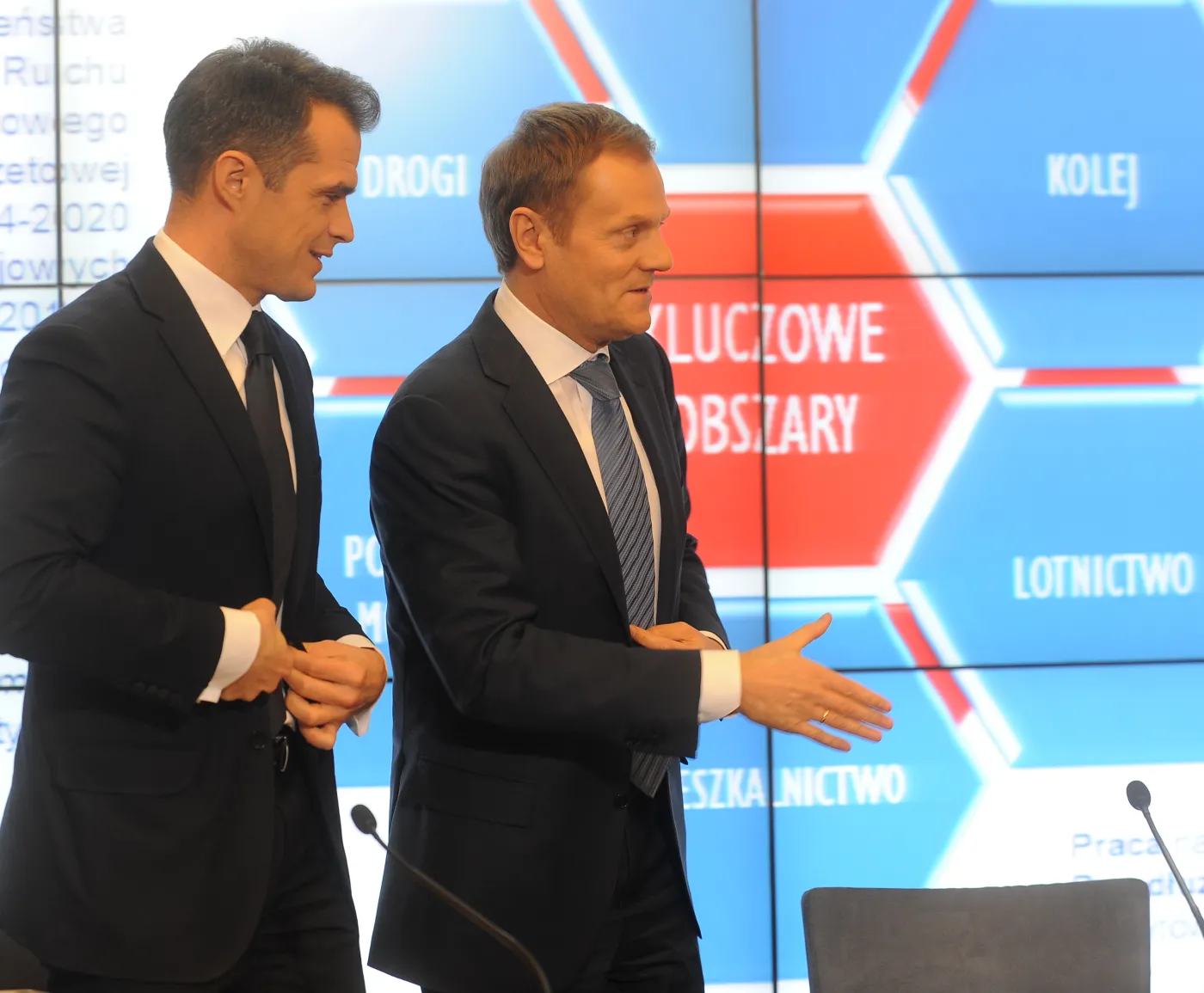 Sławomir Nowak i Donald Tusk