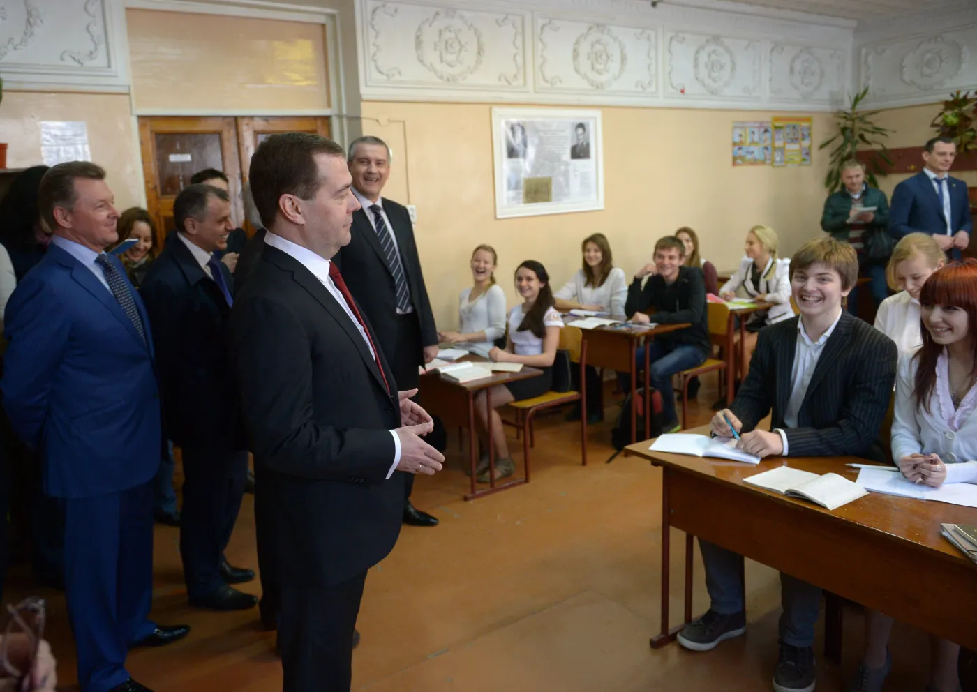 Dmitrij Miedwiediew na Krymie
