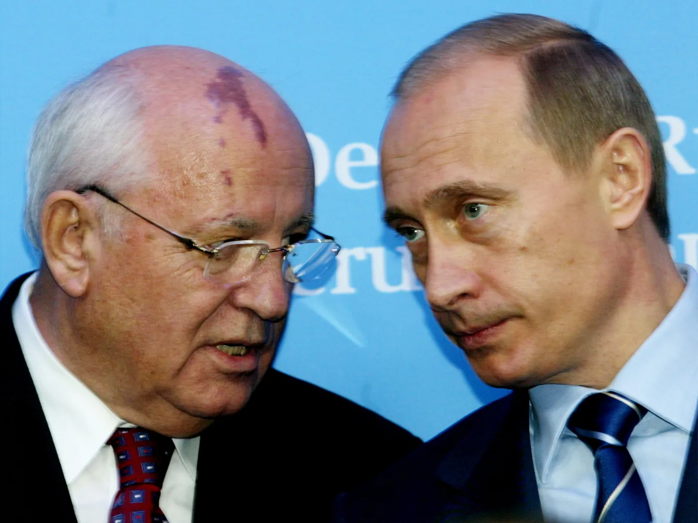 Michaił Gorbaczow i Władimir Putin