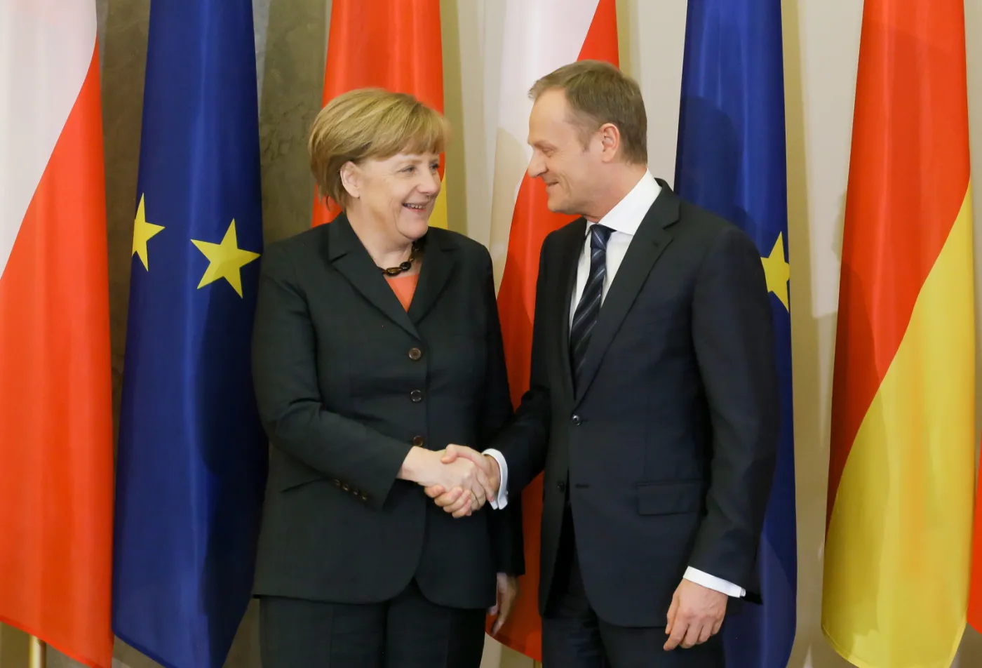 Angela Merkel i Donald Tusk
