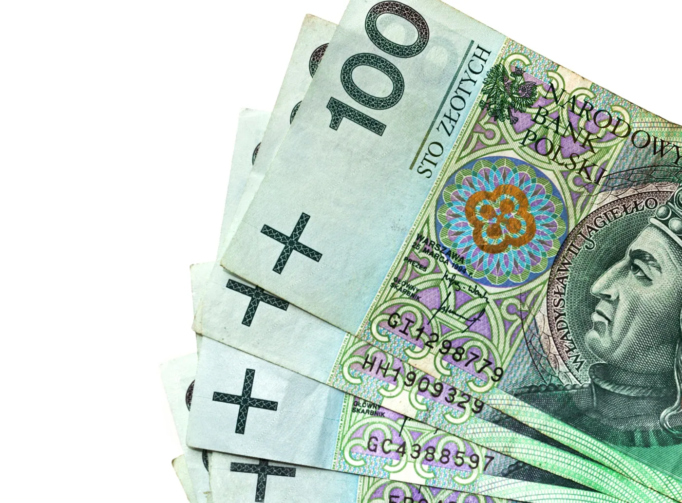złoty złotówka 100 złotych banknot