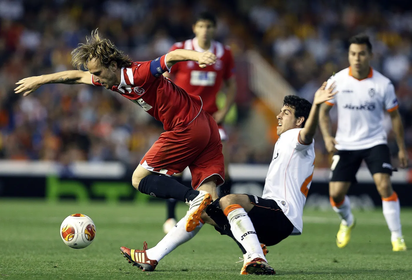Ivan Rakitic i Daniel Parejo