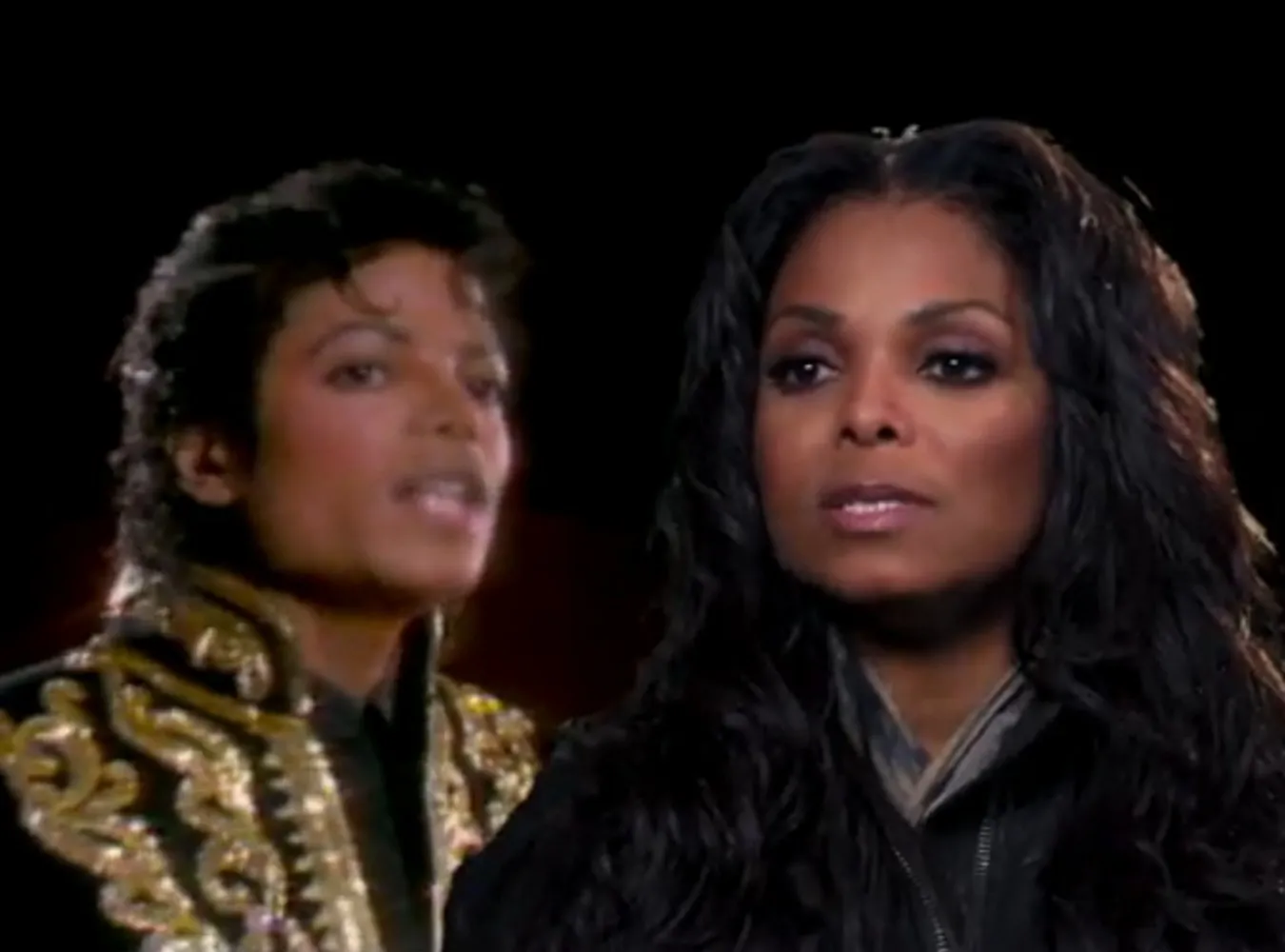 Michael i Janet Jackson w  quot;We Are The World quot;