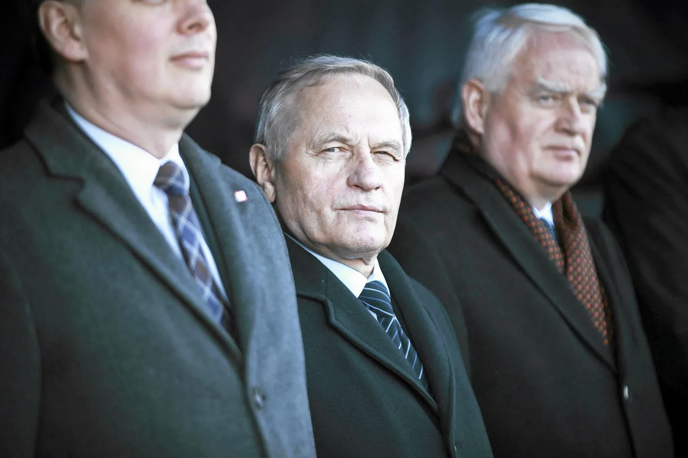 Generał Stanisław Koziej, szef Rady Bezpieczeństwa Narodowej (w środku)