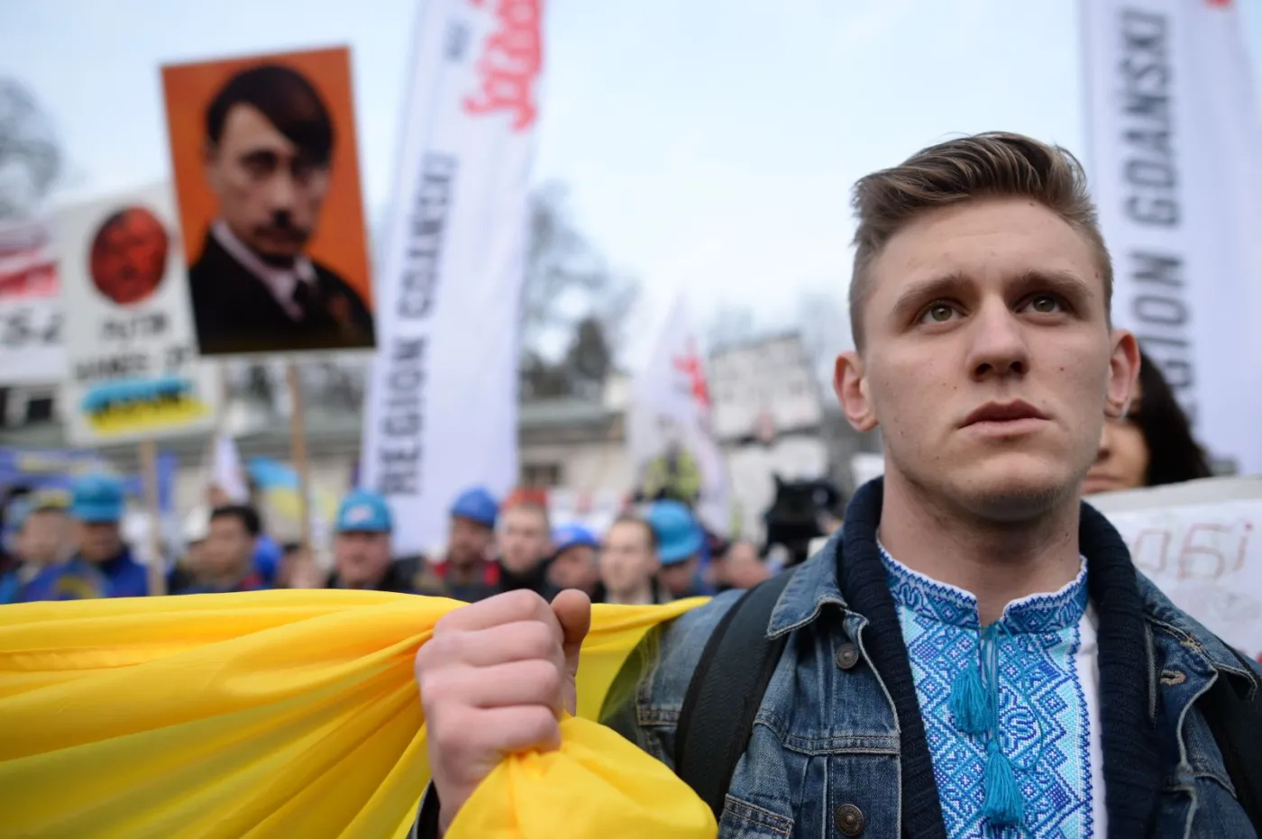 "Solidarność" chce Ukrainy bez Putina. "Ręce precz od Krymu"