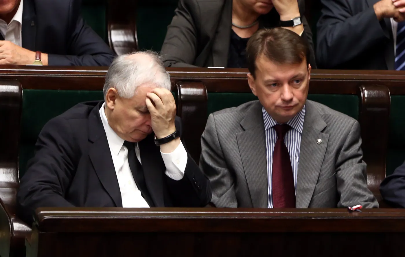 Jarosław Kaczyński i Mariusz Błaszczak