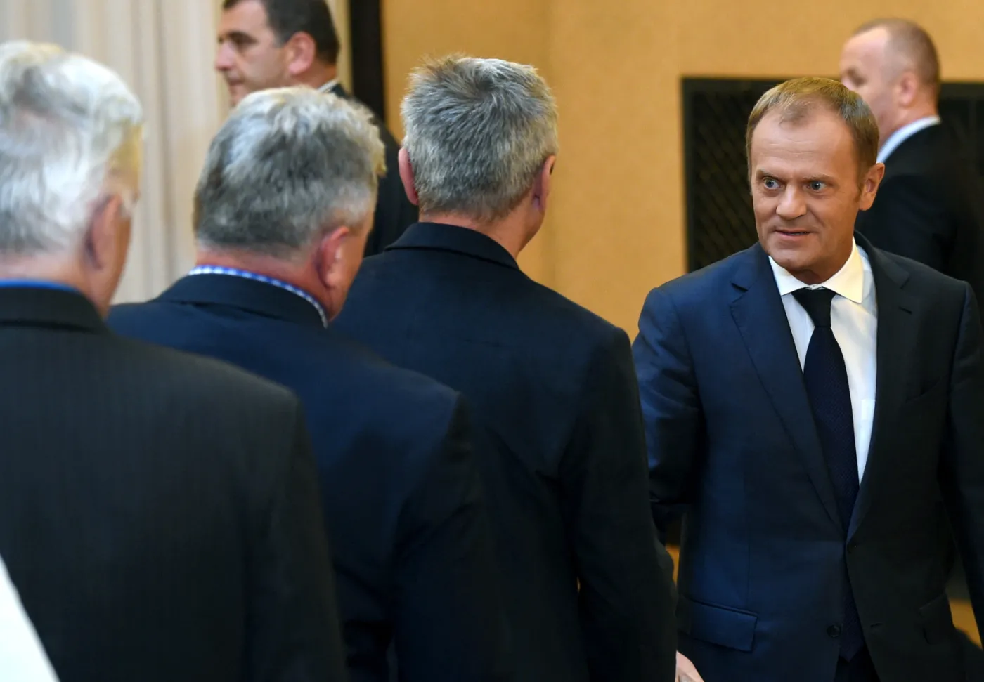 Tusk na spotkaniu z górnikami 