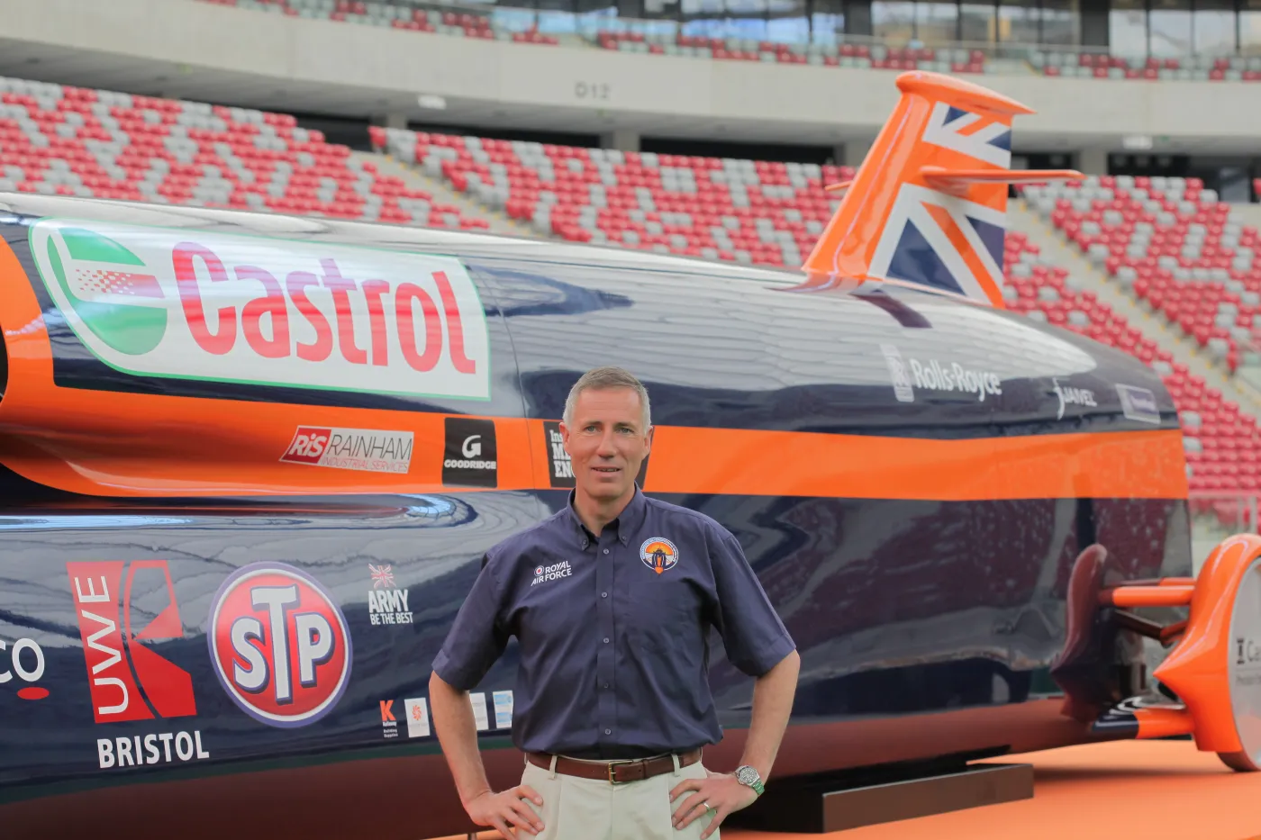 Andy Green i Bloodhound SSC