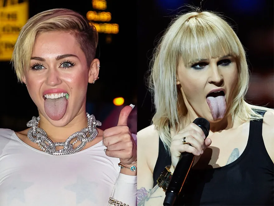 Agnieszka Chylińska jak Miley Cyrus