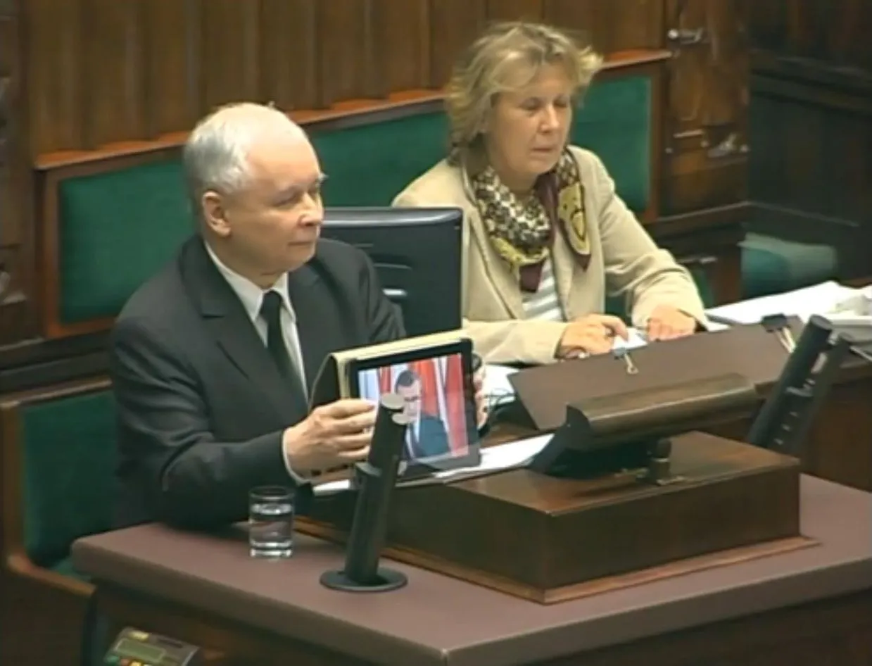 Jarosław Kaczyński w Sejmie