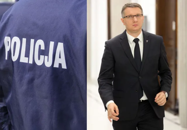 To policja zaatakowała posła Wiplera? Wyciekło NAGRANIE Z MONITORINGU