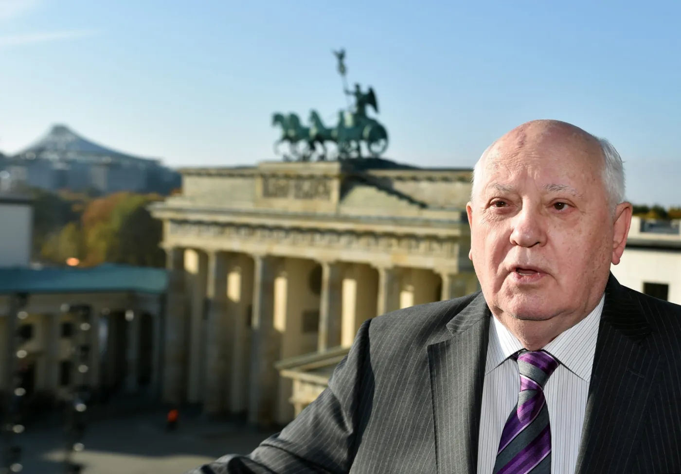 Michaił Gorbaczow w Berlinie