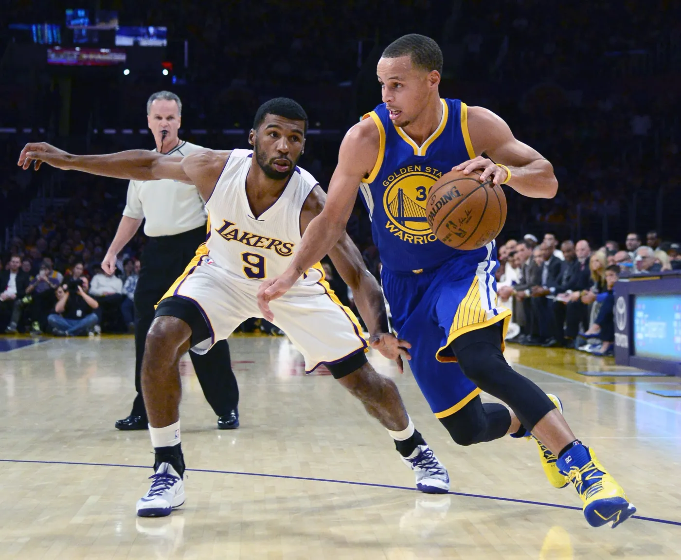 Stephen Curry i Ronnie Price