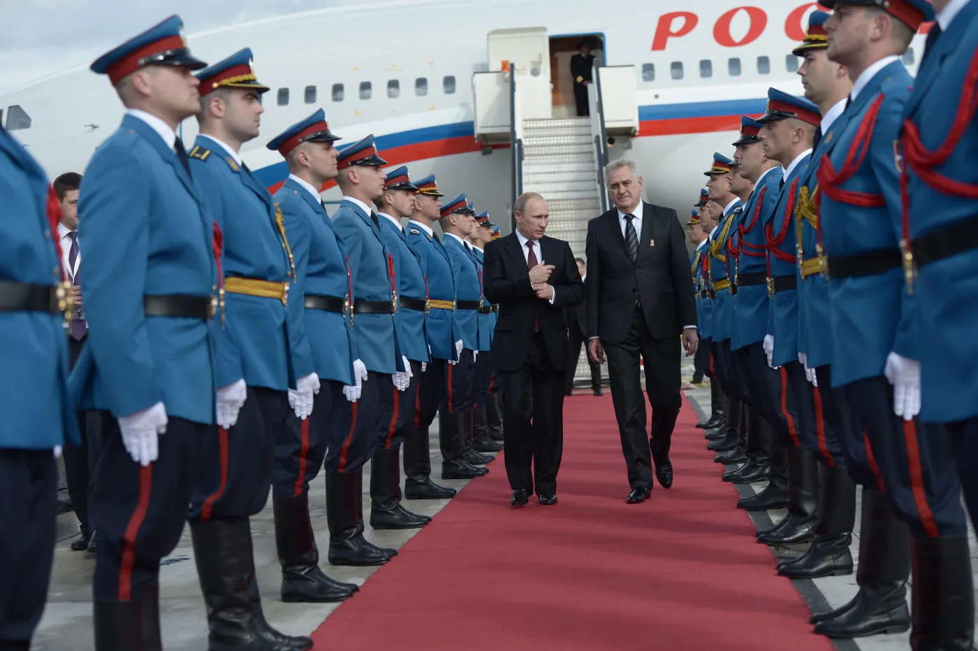 Władimir Putin w Belgradzie. Tak Serbia witała rosyjskiego prezydenta [ZDJĘCIA]
