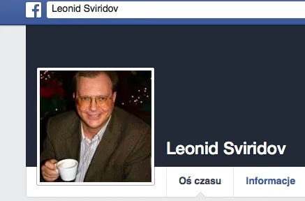 Leonid Swiridow na Facebooku