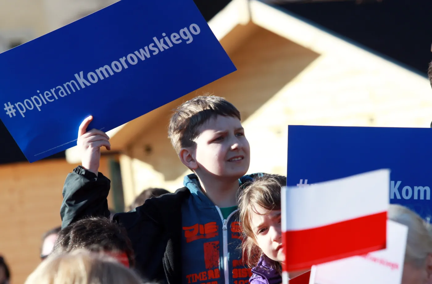 Bronisław Komorowski, podczas spotkania z wyborcami w Nowym Targu