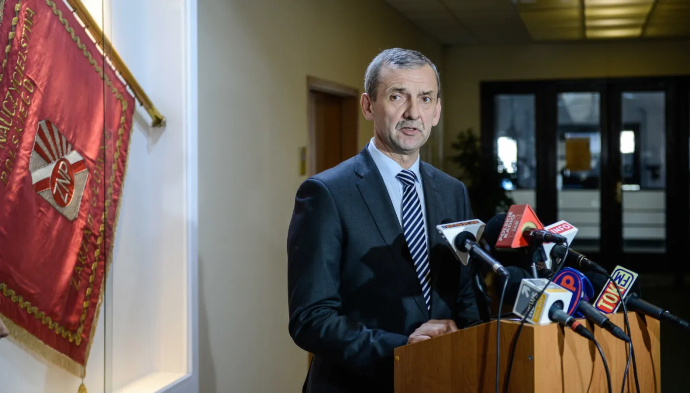  Prezes Związku Nauczycielstwa Polskiego Sławomir Broniarz