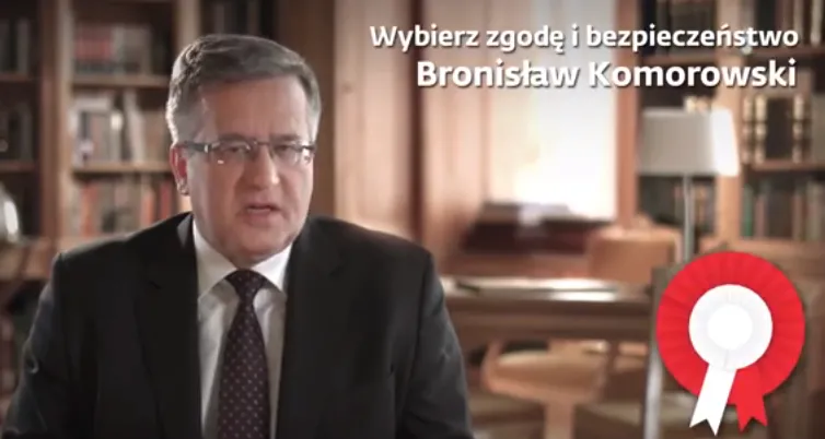 Bronisław Komorowski w spocie