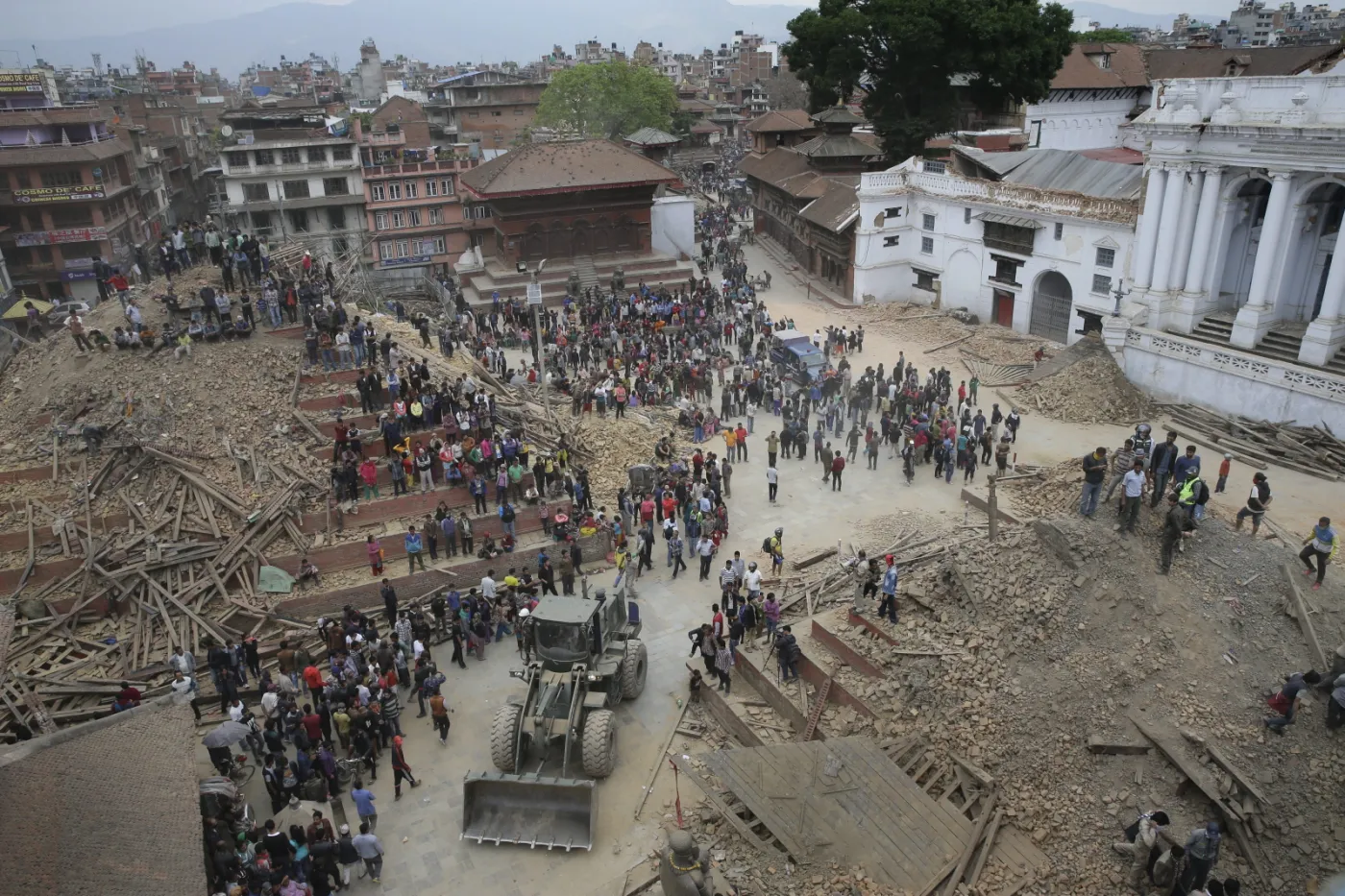 Katmandu po trzęsieniu ziemi