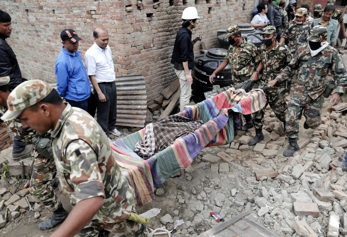 Akcja ratunkowa w Katmandu