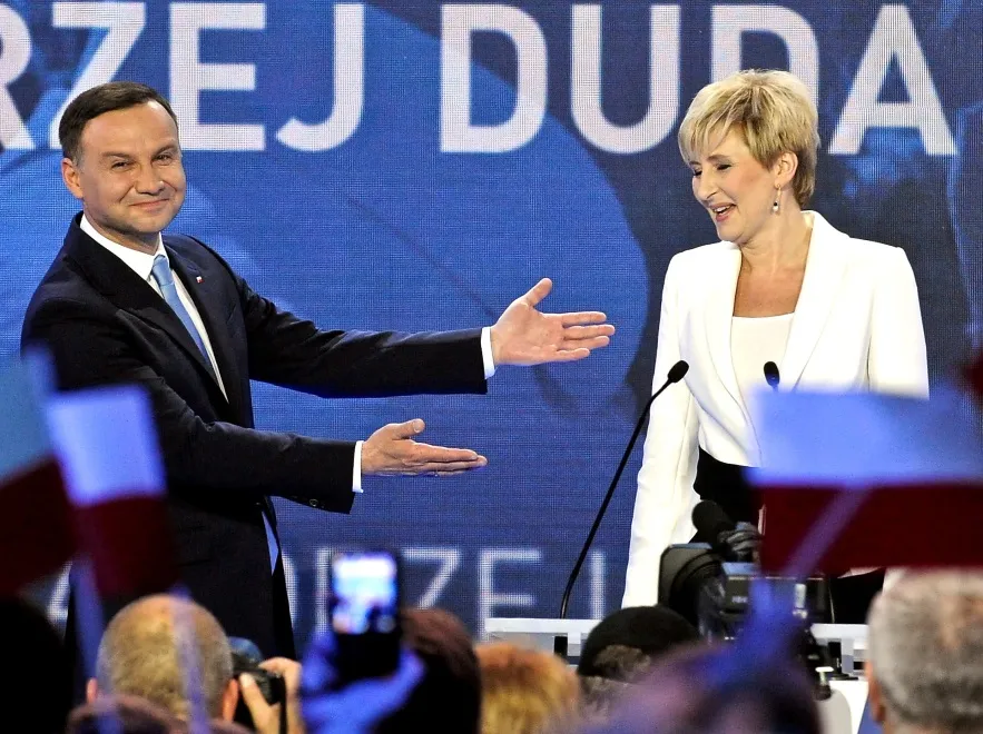 Jest stylowy potencjał! Żona Andrzeja Dudy jak bohaterka "House of Cards"