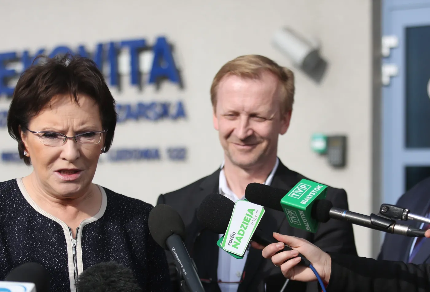Ewa Kopacz i Adam Piechowicz