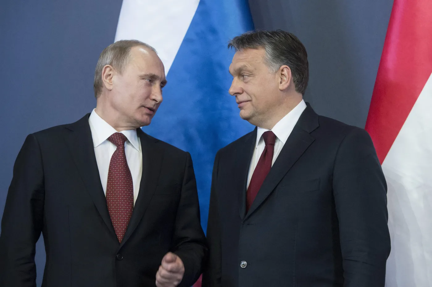 Władimir Putin i Viktor Orban