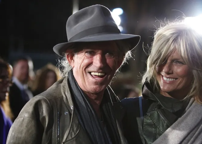 Keith Richards i Patti Boyd 