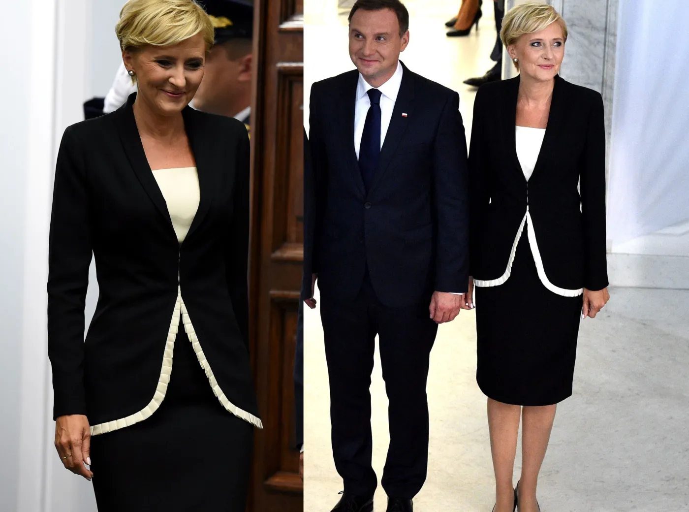 Udany debiut nowej pierwszej damy. Stylowa Agata Duda na zaprzysiężeniu prezydenta [FOTO]