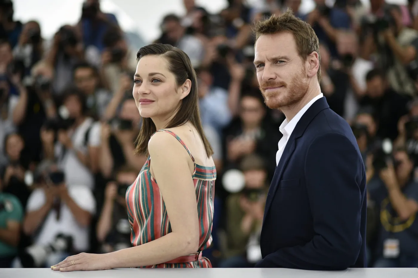 Gwiazdy filmu "Macbeth" – Marion Cotillard i Michael Fassbender w Cannes
