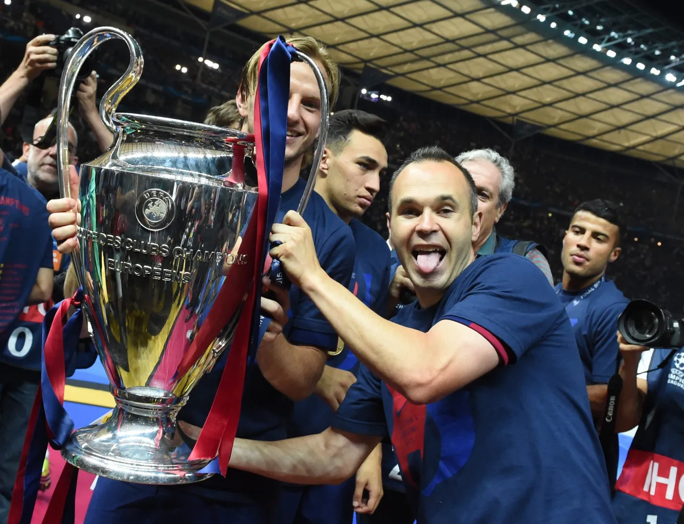 Tak Barcelona cieszyła się z wygrania Ligi Mistrzów. ZDJECIA