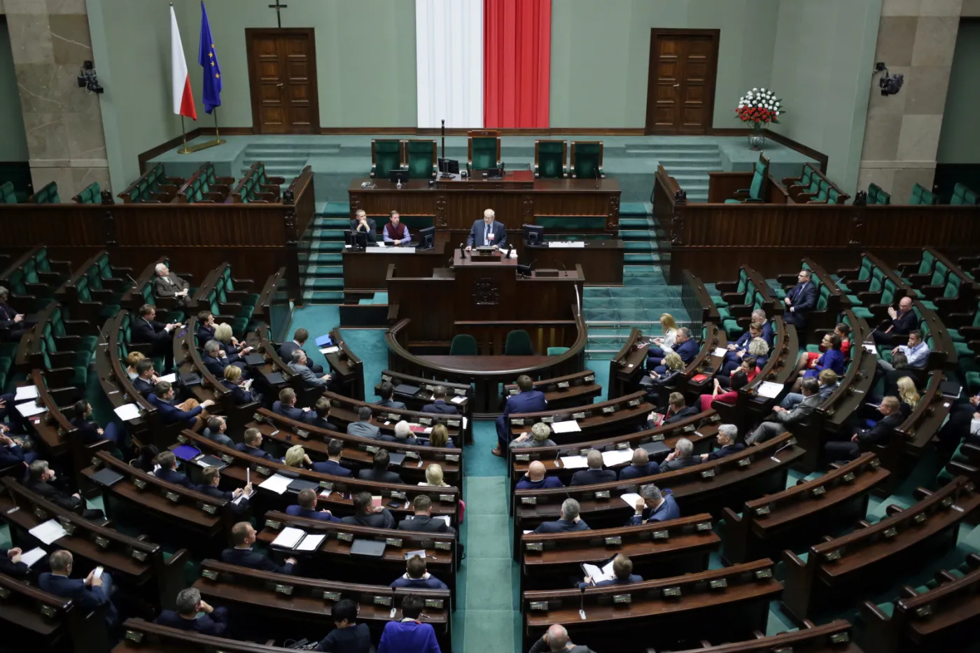 Szkolenie dla nowych posłów. W Sejmie m.in. Gliński, Liroy, Kukiz i Krzywonos. ZDJĘCIA