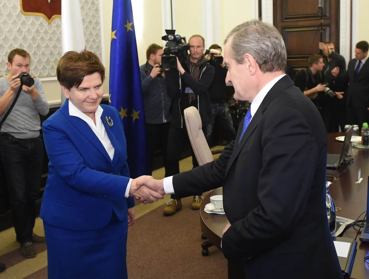 Beata Szydło i Piotr Gliński