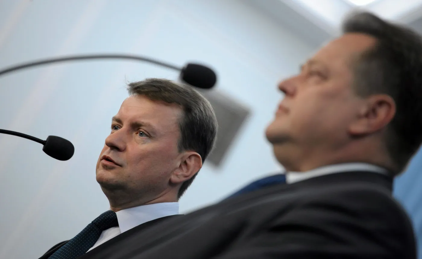Mariusz Błaszczak i Jarosław Zieliński