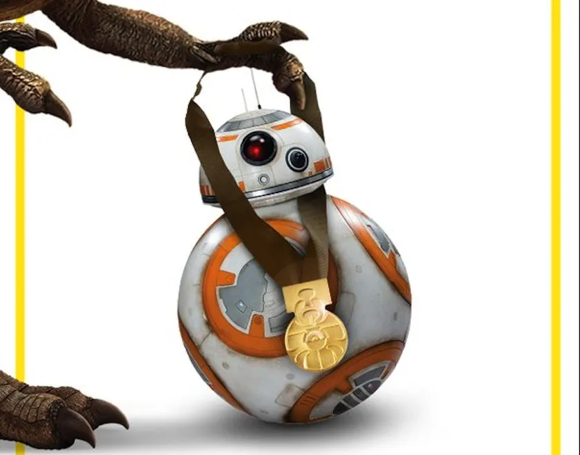 Dinozaury gratulują robotom i rycerzom